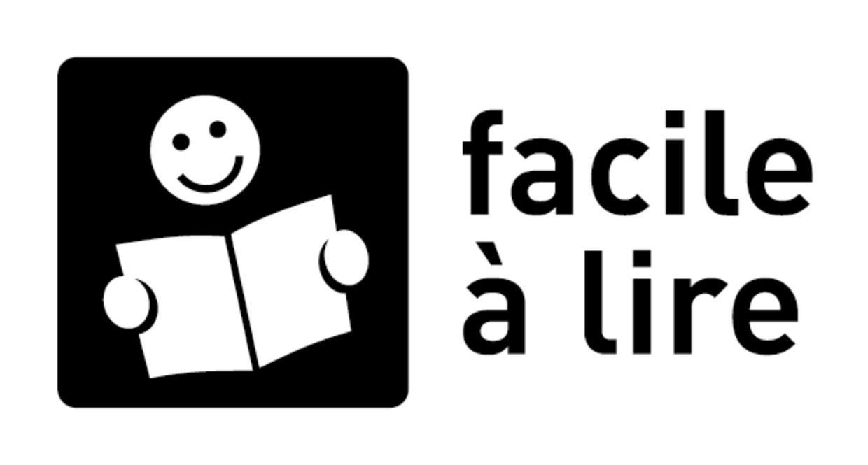 Le logo « Facile à lire », réalisé par les Ateliers Art terre